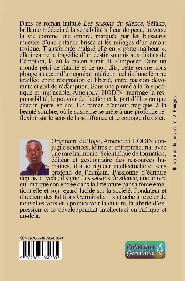 Dos de couverture de Les saisons du silence