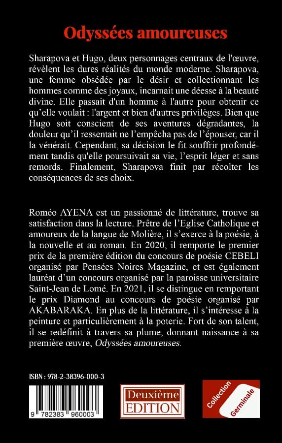 Dos de couverture de Odyssées amoureuses