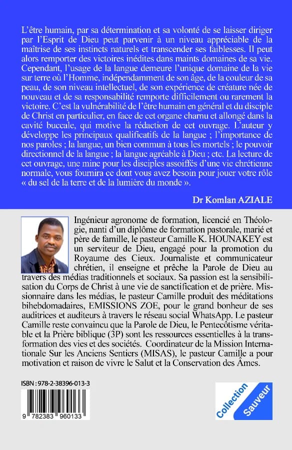 Dos de couverture de La morale chrétienne et l'usage de la langue